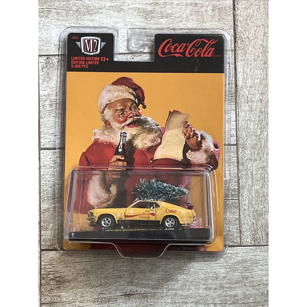 2022 M2 1970 Ford Mustang‎ 351 Mach 1 Coca-Cola Santa Claus SK06 22-26